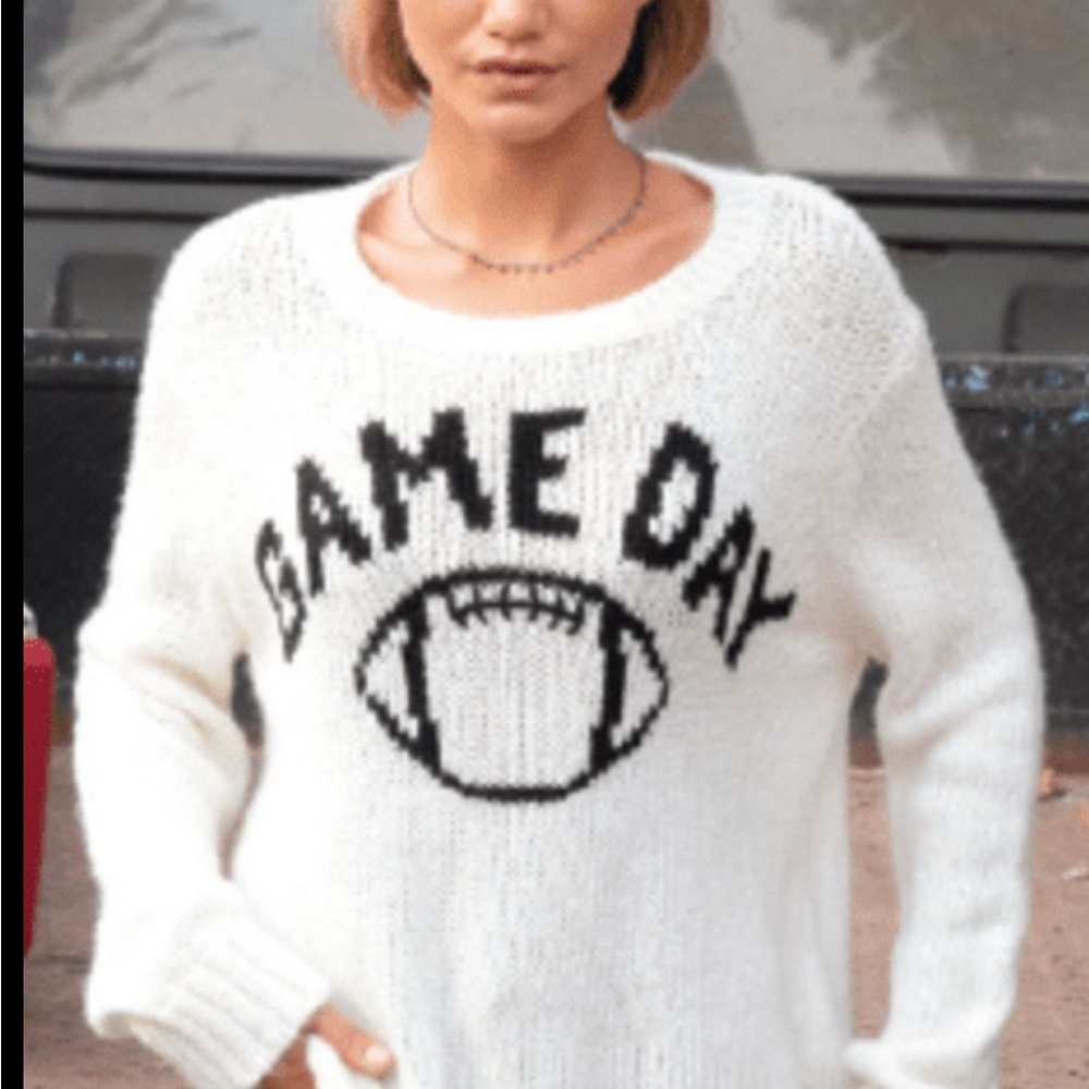 Wooden Ships White 'Game Day' Sweater